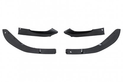 Front Bumper Lip Spoiler M Sport Design Piano Black for BMW 1 Series F20 F21 LCI Hatchback (2015–2019)