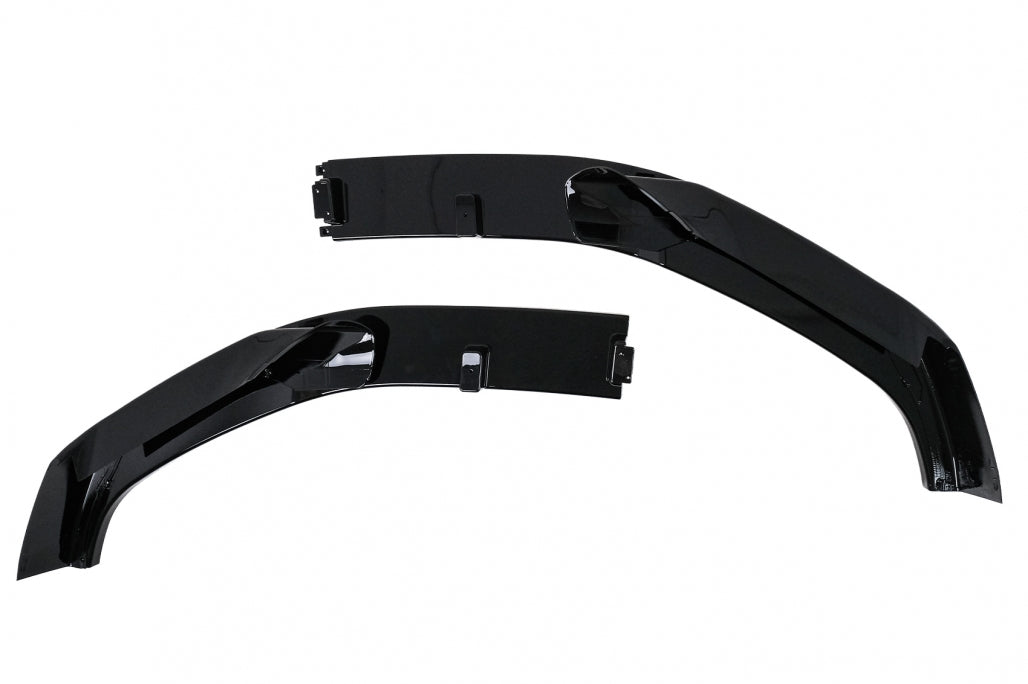 Front Bumper Lip Spoiler M Sport Piano Black for BMW 5 Series G30 G31 LCI (2020–Up)