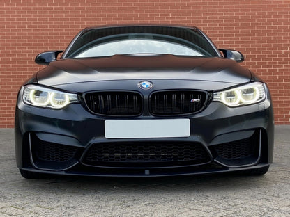 Front Bumper Lip Spoiler Matte Black for BMW F80 M3 F82 F83 M4 (2014-2019)