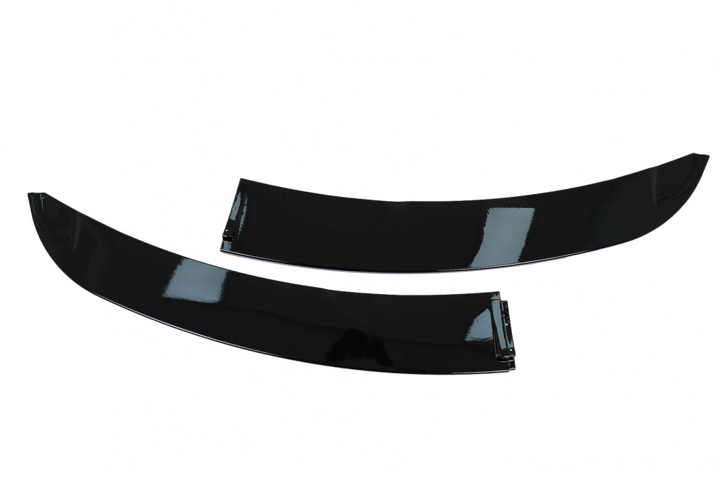 Front Bumper Lip Spoiler Piano Black for BMW 3 Series E90 E91 LCI M-Tech (2008–2011)