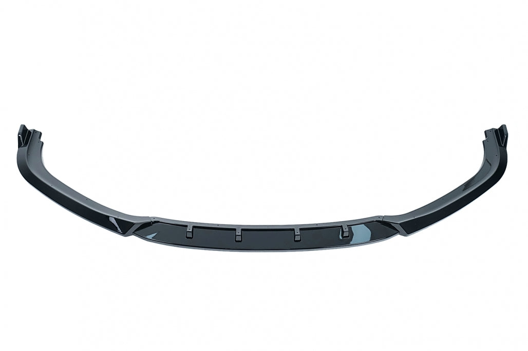 Front Bumper Lip Spoiler Piano Black for BMW 5 Series G30 G31 Standard Bumper (2017–2019)