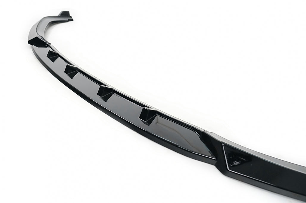 Front Bumper Lip Spoiler Piano Black for BMW 5 Series G30 G31 Standard Bumper (2017–2019)