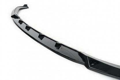 Front Bumper Lip Spoiler Piano Black for BMW 5 Series G30 G31 Standard Bumper (2017–2019)