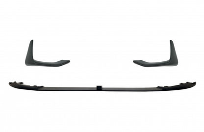 Front Bumper Lip Spoiler & Splitters Kit Matte Black for BMW F80 M3 F82 F83 M4 (2014-2019)