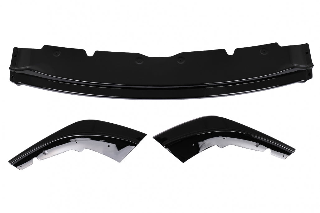 Front Bumper Lip Spoiler for BMW 1 Series F40 M Sport (2019–Up) Piano Black