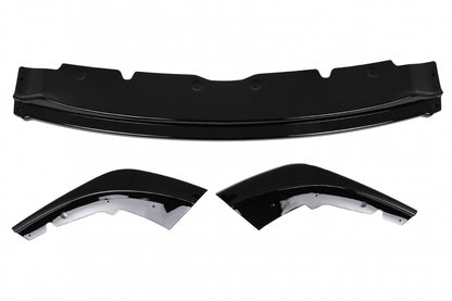 Front Bumper Lip Spoiler for BMW 1 Series F40 M Sport (2019–Up) Piano Black