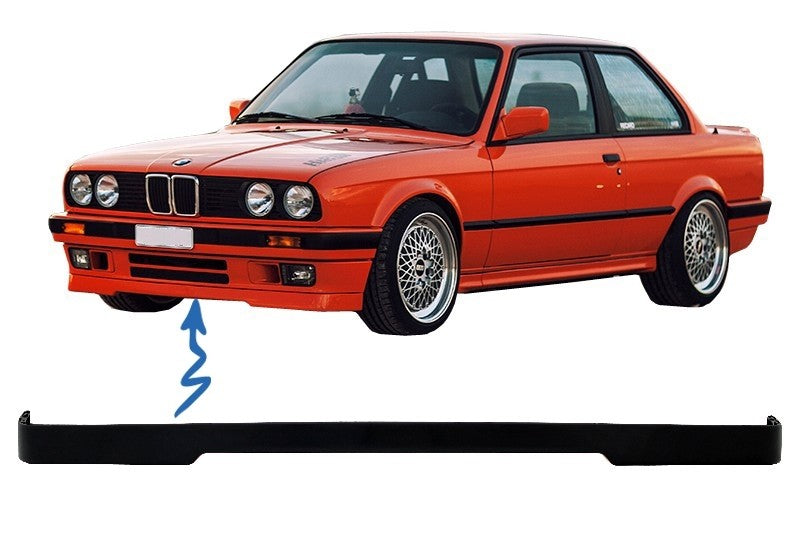 Front Bumper Lip Spoiler for BMW 3 Series E30 (1982–1994) Standard Bumper