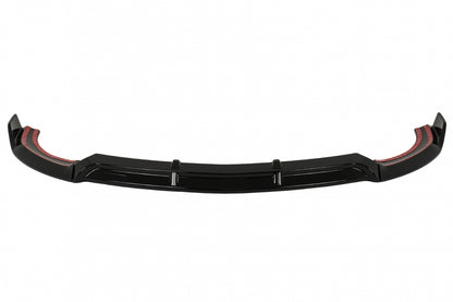 Front Bumper Lip Sport Look Piano Black for Mercedes E-Class W213 S213 C238 A238 (2016–2019)