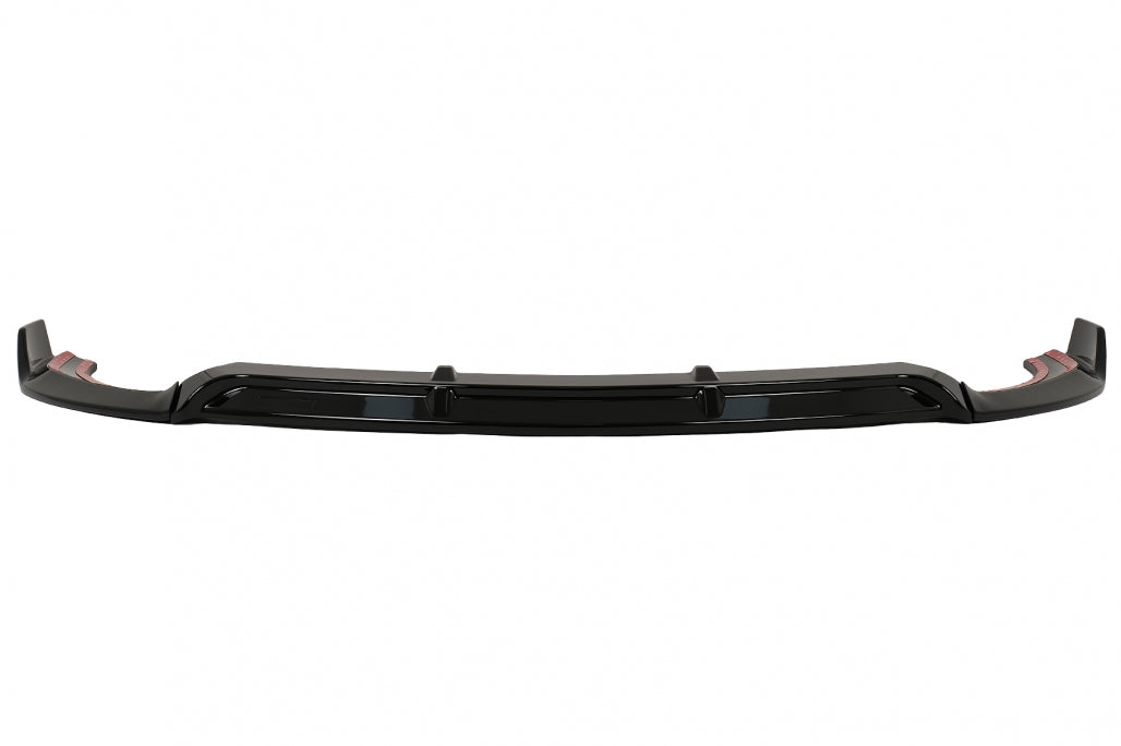 Front Bumper Lip Sport Look Piano Black for Mercedes E-Class W213 S213 C238 A238 (2016–2019)