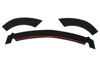 Front Bumper Lip Sport Look Piano Black for Mercedes E-Class W213 S213 C238 A238 (2016–2019)