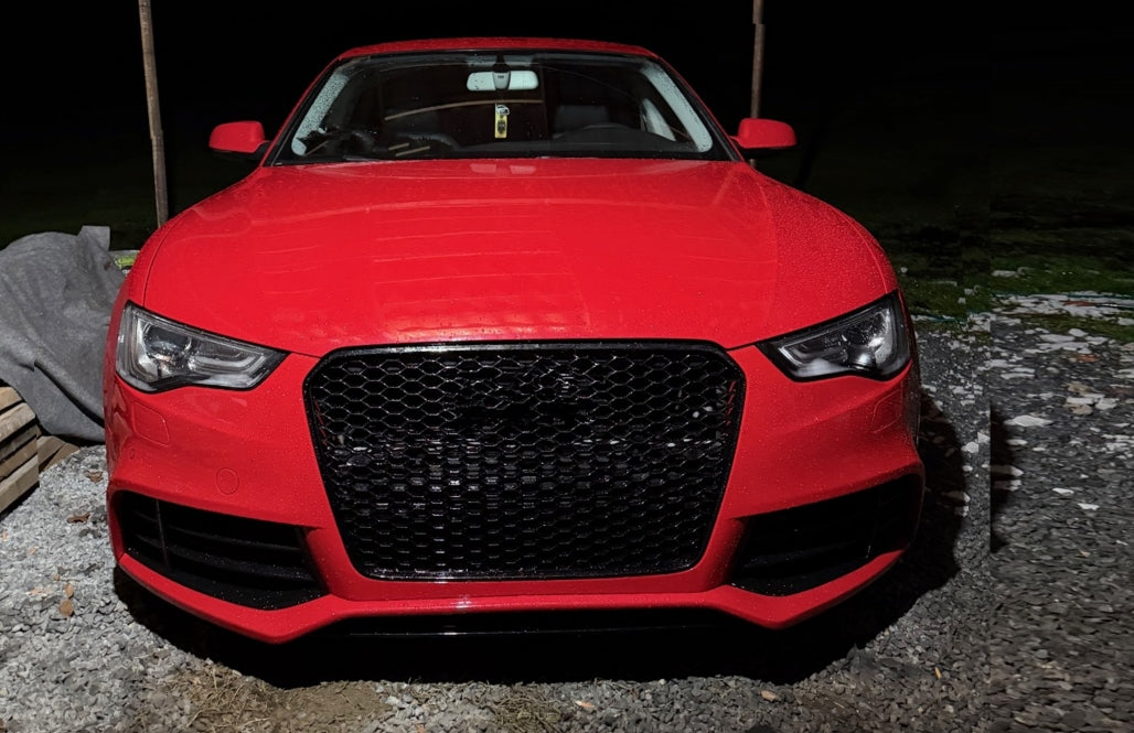 Front Bumper Lower Right Side Grille RS5 Design for Audi A5 8T (2007–2016)