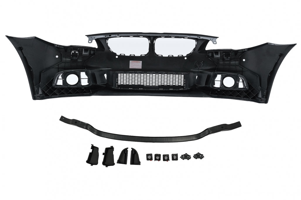 Front Bumper M-Tech Design with Side Grilles for BMW 5 Series F10 F11 LCI (2015-2017)
