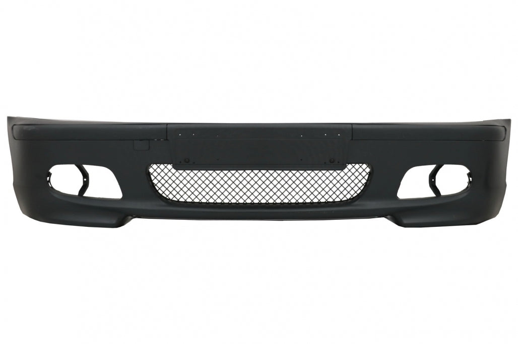 Front Bumper M-Tech Look with Piano Black Kidney Grilles for BMW 3 Series E46 Facelift Sedan Touring (2001–2004)