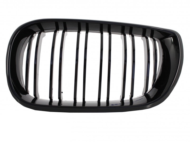 Front Bumper M-Tech Look with Piano Black Kidney Grilles for BMW 3 Series E46 Facelift Sedan Touring (2001–2004)
