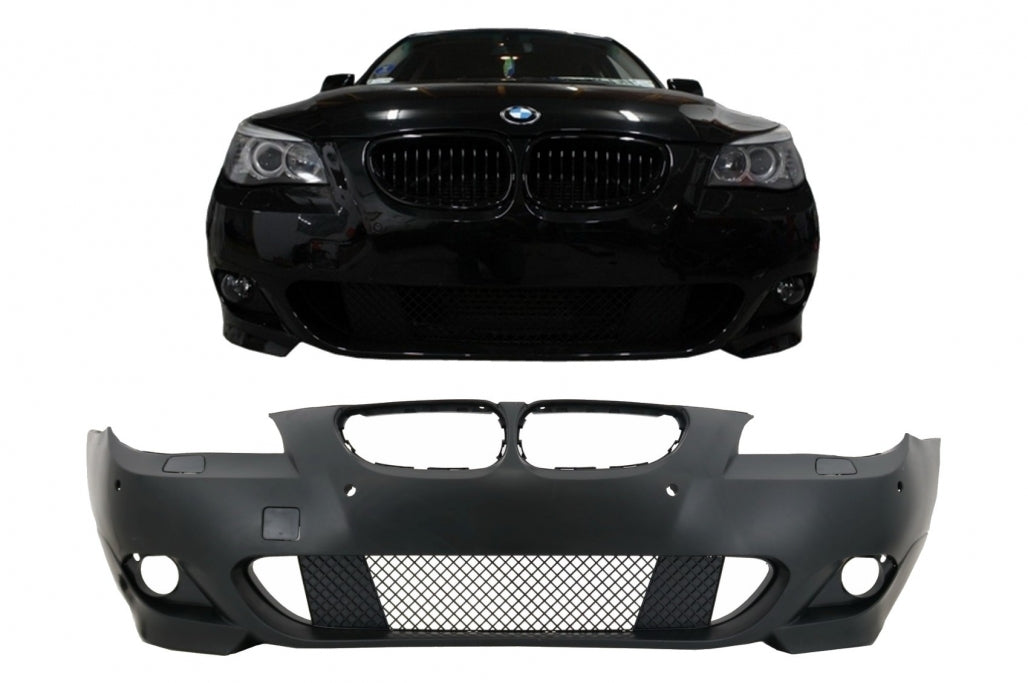 Front Bumper M-Technik Design Without Fog Lights for BMW 5 Series E60 E61 (2003-2007)