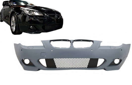 Front Bumper M-Technik Design Without Fog Lights for BMW 5 Series E60 E61 (2007–2010)