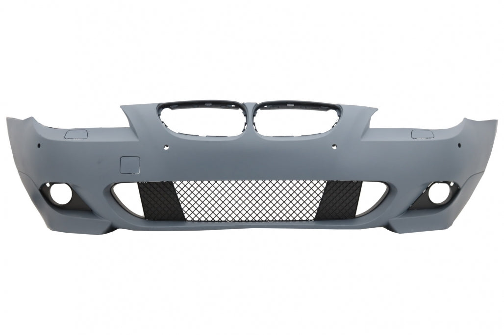 Front Bumper M-Technik Design without Fog Lights with Side Skirts for BMW 5 Series LCI E60 E61 (2007–2010)
