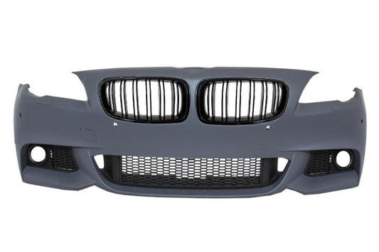 Front Bumper M-Technik with Double Stripe Kidney Grilles for BMW 5 Series F10 F11 (2011-2014)