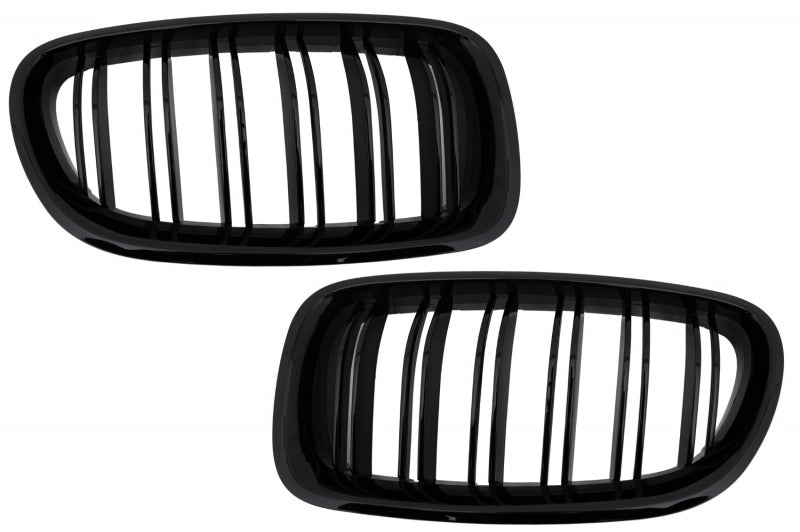 Front Bumper M-Technik with Double Stripe Kidney Grilles for BMW 5 Series F10 F11 (2011-2014)