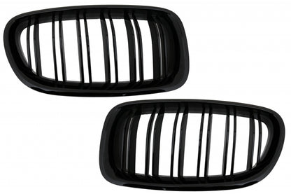 Front Bumper M-Technik with Double Stripe Kidney Grilles for BMW 5 Series F10 F11 (2011-2014)