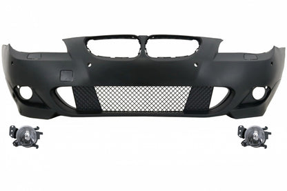 Front Bumper M-Technik with Fog Lights PDC 24mm for BMW 5 Series E60 E61 (2003-2007)