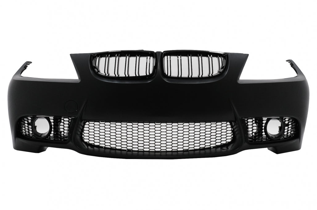 Front Bumper M3 Design with Kidney Grilles for BMW 3 Series E90 E91 LCI (2008–2011)