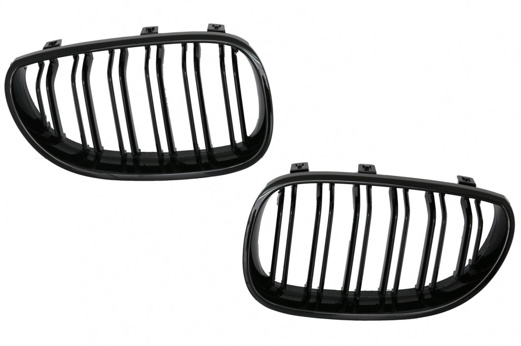 Front Bumper M4 Design with Double Stripe Kidney Grilles for BMW 5 Series E60 E61 (2003-2010)
