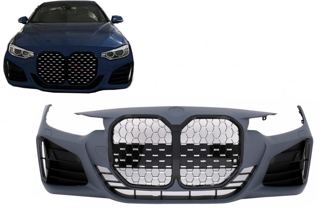 Front Bumper M4 Design with Grille for BMW 4 Series F32 F33 F36 (2013–2017)