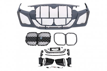 Front Bumper M4 Design with Grille for BMW 4 Series F32 F33 F36 (2013–2017)