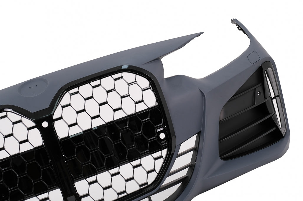 Front Bumper M4 Design with Piano Black Grille for BMW 4 Series F32 F33 F36 (2013–2017)