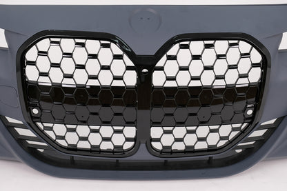 Front Bumper M4 Design with Piano Black Grille for BMW 4 Series F32 F33 F36 (2013–2017)