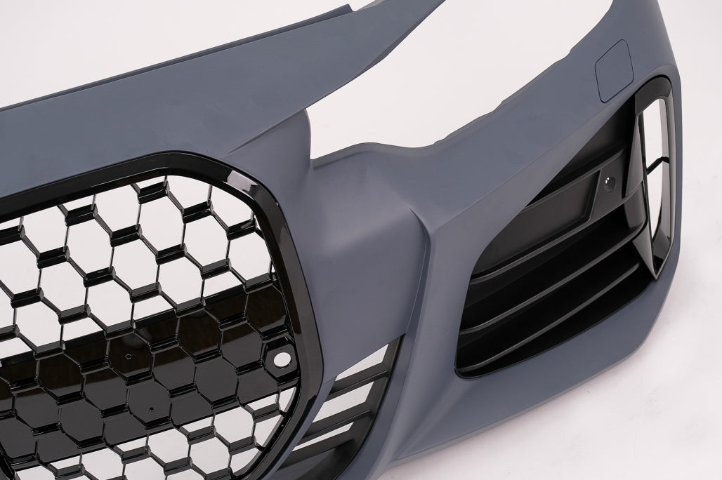 Front Bumper M4 Design with Piano Black Grille for BMW 4 Series F32 F33 F36 (2013–2017)