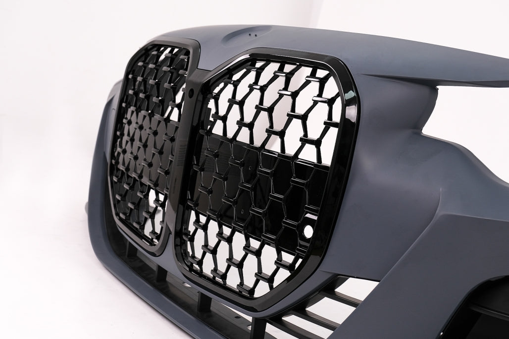 Front Bumper M4 Design with Piano Black Grille for BMW 4 Series F32 F33 F36 (2013–2017)