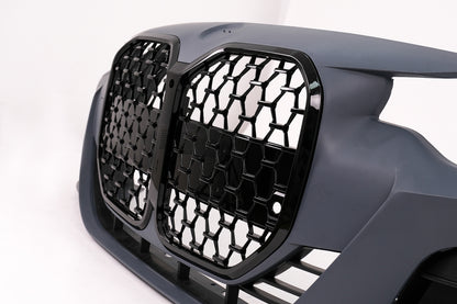 Front Bumper M4 Design with Piano Black Grille for BMW 4 Series F32 F33 F36 (2013–2017)