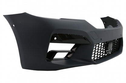 Front Bumper M5 Design with Piano Black Grilles for BMW 5 Series G30 G31 LCI (2020–Up)