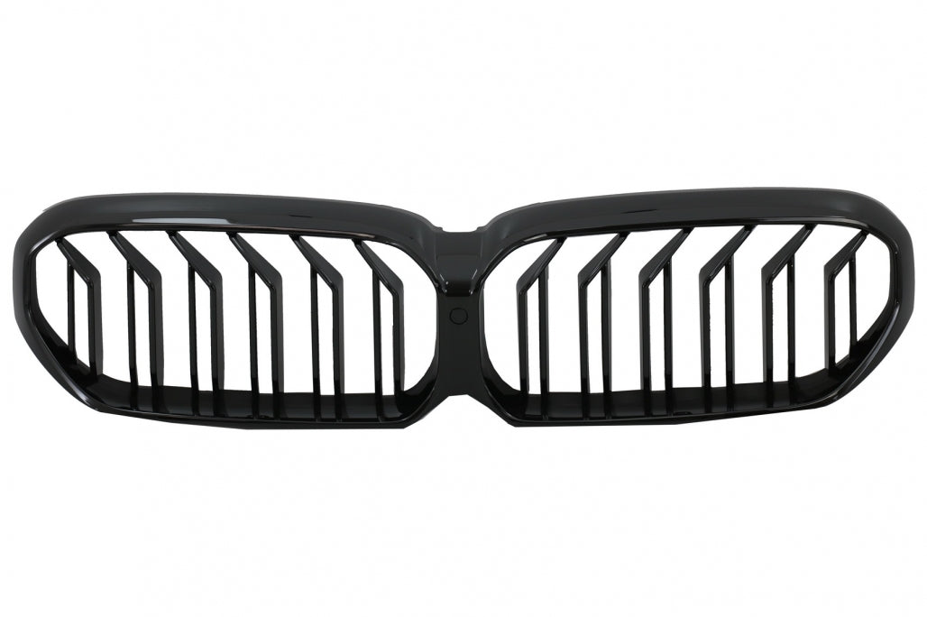 Front Bumper M5 Design with Piano Black Grilles for BMW 5 Series G30 G31 LCI (2020–Up)