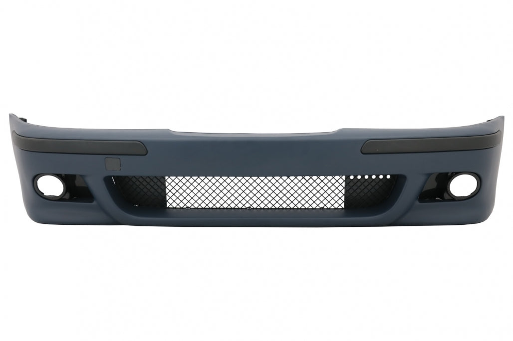 Front Bumper M5 Look with Fog Lights Clear Chrome for BMW 5 Series E39 (1995–2003)