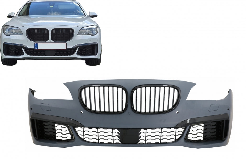 Front Bumper M760 Look with Grilles for BMW 7 Series F01 F02 (2009-2015)