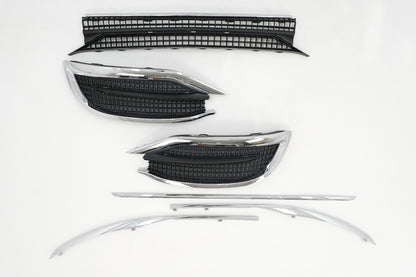 Front Bumper Parts Chrome M-Design for Mercedes S-Class W222 Facelift Sedan (2017–2020)