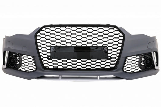 Front Bumper RS6 Design with Grille for Audi A6 C7 4G (2011–2015)