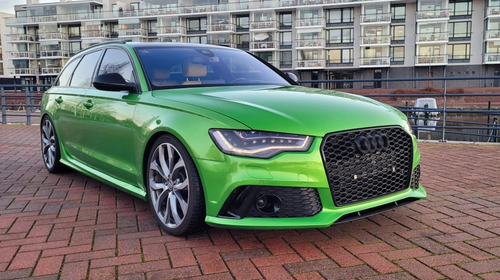 Front Bumper RS6 Design with Grille for Audi A6 C7 4G (2011–2015)