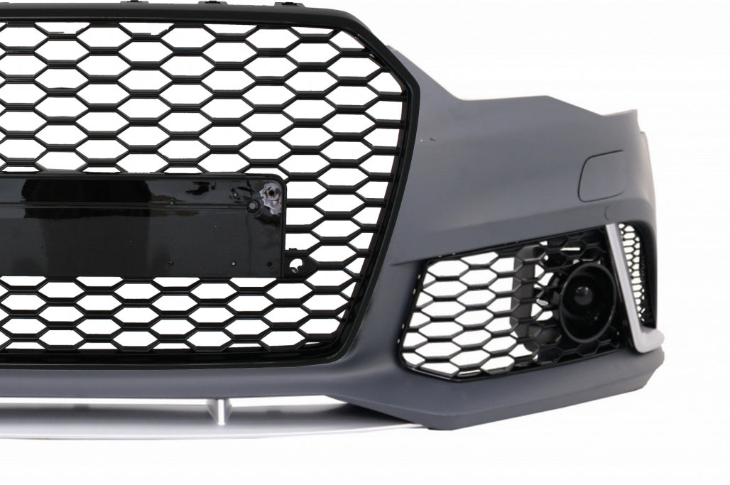 Front Bumper RS6 Design with Grille for Audi A6 C7 4G (2011–2015)