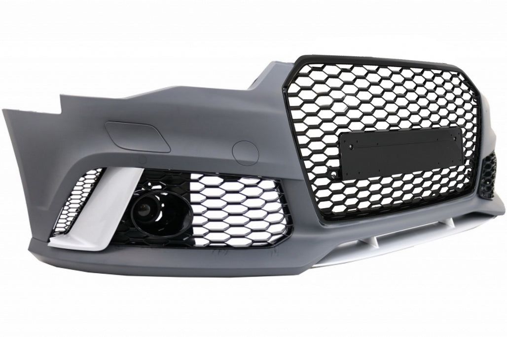 Front Bumper RS6 Design with Grille for Audi A6 C7 4G (2011–2015)