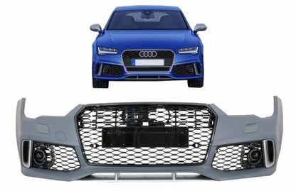 Front Bumper RS7 Design with Grille for Audi A7 4G (2015–2018)