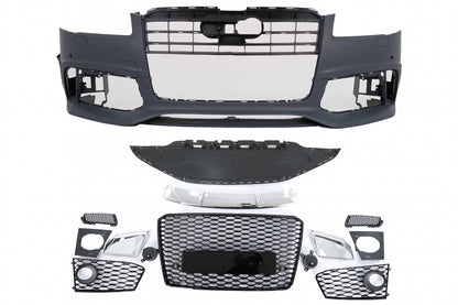 Front Bumper RS Design for Audi A8 D4 Facelift D4.5 (2014–2017)