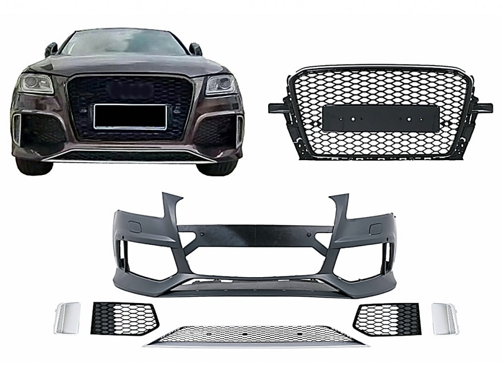 Front Bumper RS Design for Audi Q5 8R Facelift (2012–2016)