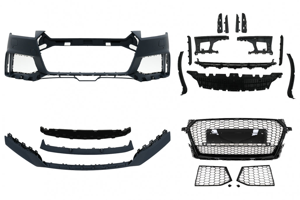 Front Bumper RS Design for Audi TT 8S Mk3 Coupe Cabriolet (2014–Up)