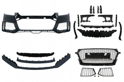 Front Bumper RS Design for Audi TT 8S Mk3 Coupe Cabriolet (2014–Up)
