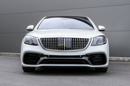 Front Bumper S63 Design for Mercedes S-Class W222 Facelift (2017-up)
