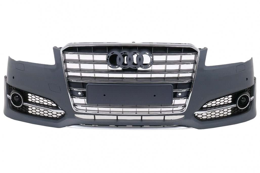 Front Bumper S8 Design for Audi A8 D4 Facelift D4.5 (2014–2017)